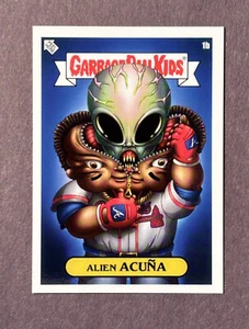 Ronald Acuna Jr. 2022 Topps Garbage Pail Kids x MLB: Series 2 1b “Alien Acuna” - Picture 1 of 2