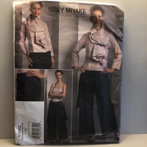 Issey Miyake Pattern Vogue Designer V1052 Jacket Pants Misses 14, 16, 18, 20, 22 - Picture 1 of 15