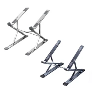 Portable Aluminum Alloy Adjustable Stand Holder for Notebook Laptop Cooling Base - Afbeelding 1 van 9