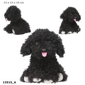 Plüschtier Hund 16cm Stofftier schwarz TOPModel - Bild 1 von 7