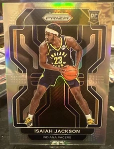 Isaiah Jackson 2021-22 Panini Prizm NBA Silver Prizm Card - Picture 1 of 2