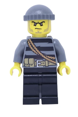 LEGO Minifigura CTY0364: Policía - Ladrón de la Ciudad, Gorra Tejida de 60006: Policía ATV Foto 1 de 4