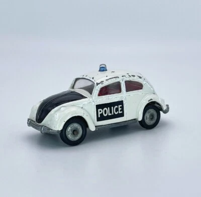 Vintage Corgi Husky Models Volkswagen 1300 Police Bug Beetle Die-Cast RARE - Image 1 of 4