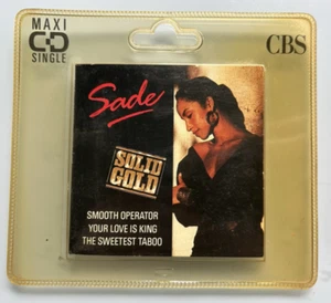 SADE - rare MAXI CD SINGLE - SOLID GOLD -Smooth Operator - EXCELLENT Condition - Picture 1 of 4