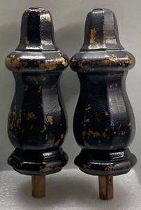 2 Vintage/Antique Wood Finial for Clock - Picture 1 of 5
