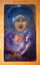 FRANCISCO CORZAS OIL ON CARDBOARD SIGNED PAINTING