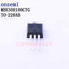 5Pcsx Mbr30h100ctg To 220Ab Onsemi Schottky Barrier Diodes Sbd