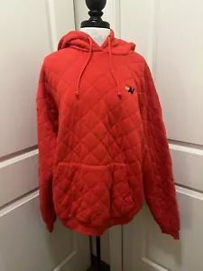 NWT Aviator Nation Quilted Hoodie Red Size XXL - Picture 1 of 4