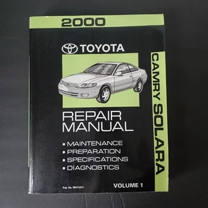 2000 TOYOTA CAMRY SOLARA Repair Manual Volume One (1) Pub. No. RM713U1 - Bild 1 von 3