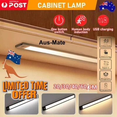 Magnetic Led Motion Sensor Under Closet Dimmable Light Rechargeable Cabinet Lamp - image 1 of 4