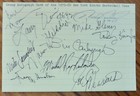 NEW YORK KNICKS Team 11 autographs signed auto 4x6 index - Monroe Webster +++