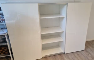 IKEA Besta Sideboard weiß Hochglanz gebraucht - Bild 1 von 4