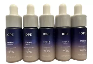 IOPE Stem Ⅲ Ampoule 10ml X 5 EA Intensive Anti-Aging Ampoule Lines Wrinkle Serum - Picture 1 of 11