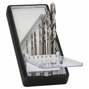 Bosch Holzspiralbohrer-Set Robust Line, 7-teilig, Sechskantschaft, 2/3/3/4/5/6/8 - Bild 1 von 3