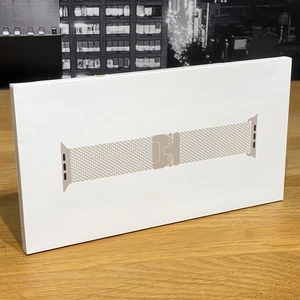 Apple Watch Ultra Strap 49mm Natural Titanium Milanese Loop M Medium Original - Picture 1 of 21