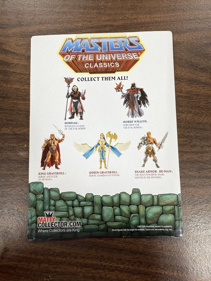 Masters of the Universe Classics Queen Grayskull MOTUC Cardback FC4 Foto 1 de 2