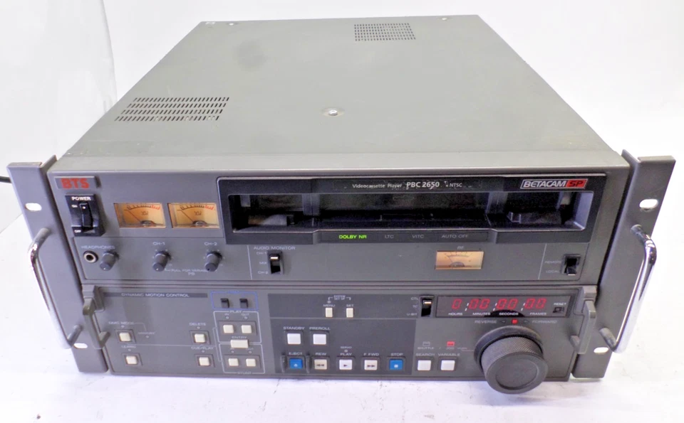REPRODUCTOR DE CASETE DE VIDEO BETACAM SP PBC-2650 *LEER* T5-WH Foto 1 de 4