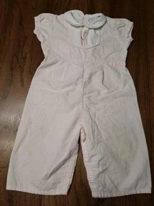Vintage Baby Girls Girl’s Small Worls B Altman & Co Romper Outfit Pink Giraffe - Picture 1 of 9