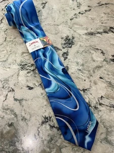 NWT / JERRY GARCIA COLLECTOR EDITION/Tie BLUE/ Rhino & Puppy - Picture 1 of 5