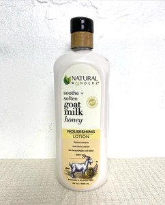 Natürliche Wunderz Ziegenmilch Honig nährende Körperlotion 32oz Feuchtigkeit weiche Haut - Bild 1 von 6