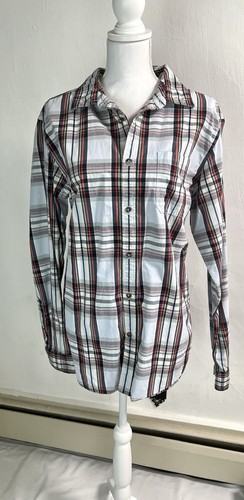 Camicia donna The North Face L a quadri con bottoni outdoor 100% cotone manica lunga