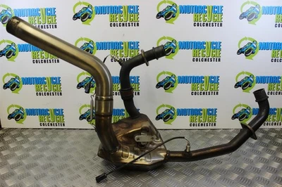 Ducati Hypermotard 796 Exhaust Downpipes Collector 2010 2011 2012 B085 - Image 1 of 4