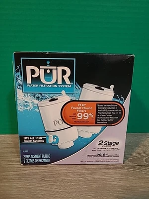 PUR Faucet Mount Certified to Filter Lead - 2 Filters RF-3375 Brand New Sealed  - Image 1 of 4