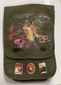 Indiana Jones Adventure Travel Backpack Satchel Bag Canvas Rucksack - Picture 1 of 4