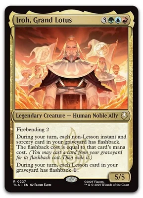 Iroh, Grand Lotus #227 (NM) TLA Magic MTG - Image 1 of 2