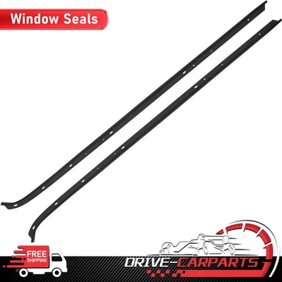 For Chevrolet Camaro Pontiac 2x Outer LH & RH Window Scraper Weatherstrip Seal Foto 1 de 4