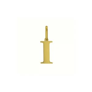 14K Gelbgold Initiale I Charm Anhänger - Bild 1 von 1