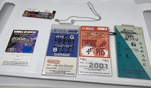 NASCAR Pit Pass Garage PASS Daytona Charlottesville Winston 500 Cup 97-02 lot - Picture 1 of 8