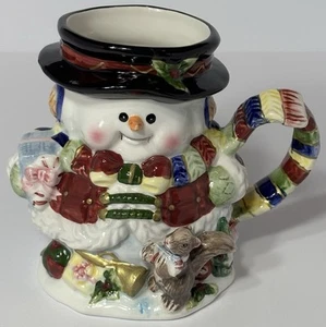 Christmas Frosty The Snowman and Friends Hot Cocoa Coffee Mug ￼ - Picture 1 of 6