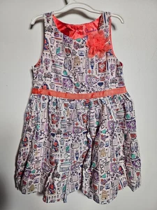 Vintage Cherokee Girl's Sleeveless Casual Pattern Dress Size 4T - Picture 1 of 11