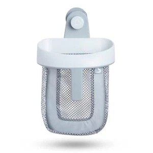 Hanging Bath Toy Storage with Quick Drying Mesh, Grey - Picture 1 of 9