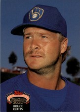 1992 Stadium Club MLB Bruce Ruffin #867