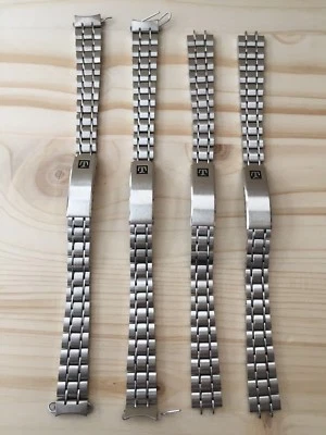 4 Armis/Bracelet Montre Tissot Femme 11Mm Acier Inoxydable "New Old Stock 1970" - Photo 1/4