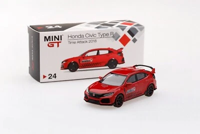 Mini GT 1/64 Honda Civic Type R FK8 - Time Attack 2018 - Image 1 of 4