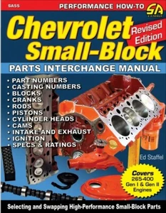 Chevrolet Small Block Parts Interchange Manual REBUILD GM ENGINE WORKSHOP REPAIR - Picture 1 of 1