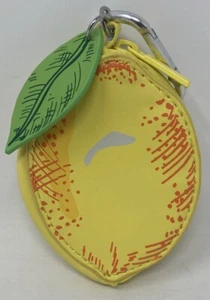 Vera Bradley Squeeze the Day Lemon Grove Coin Purse Bag Charm New - Picture 1 of 5