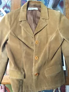 PELLE WOMEN's Suede Style JACKET SIZE 44 MADE in ITALY great condition - Picture 1 of 5