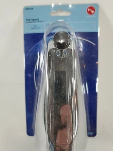 Tub Spout 1/2 " Copper Stub With Front End Diverter Chrome PP825-38 - Picture 1 of 9