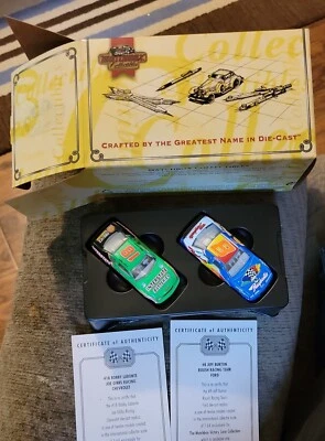 Matchbox escala 1:64 - #18 Bobby Labonte Chevy - #8 Jeff BurtonFord - certificado de autenticidad - C5 Foto 1 de 3