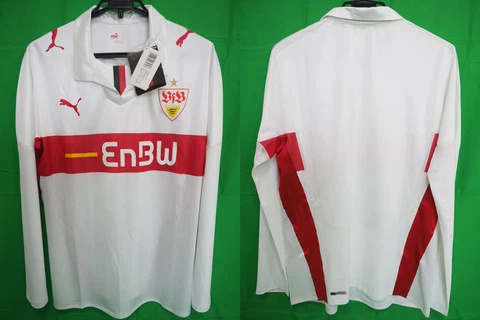 2008-2009 VfB Stuttgart Player Jersey Shirt Trikot Home Puma EnBW L/S L BNWT Cover
