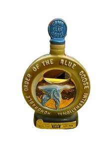 Vintage 1971 Jim Beam Kentucky International Order of Blue Goose Dekanter  - Bild 1 von 4