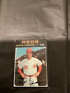 1971 Topps BB - #688 Sparky Anderson /Reds (SP) EX/EX+