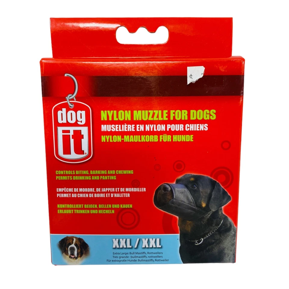 Dog It NYLON MUZZLE 狗用,XXL,全新 — 第 1/4 张图片