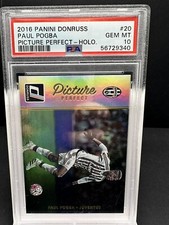 2016-17 Donruss Soccer Picture Perfect HOLOGRAPHIC #20 Paul Pogba PSA 10