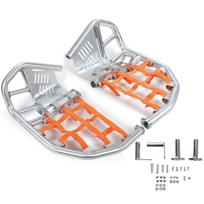 Nerf Bars Peg Heel Guard For Honda TRX450R 450ER Steel Sportrax 450 Orange - Image 1 of 4