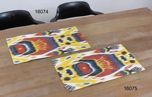 Ikat Pillow Cover Uzbek SET of 2 pcs 12.20"x23.03" Brand New Fast Shipment 16074 - Picture 1 of 8
